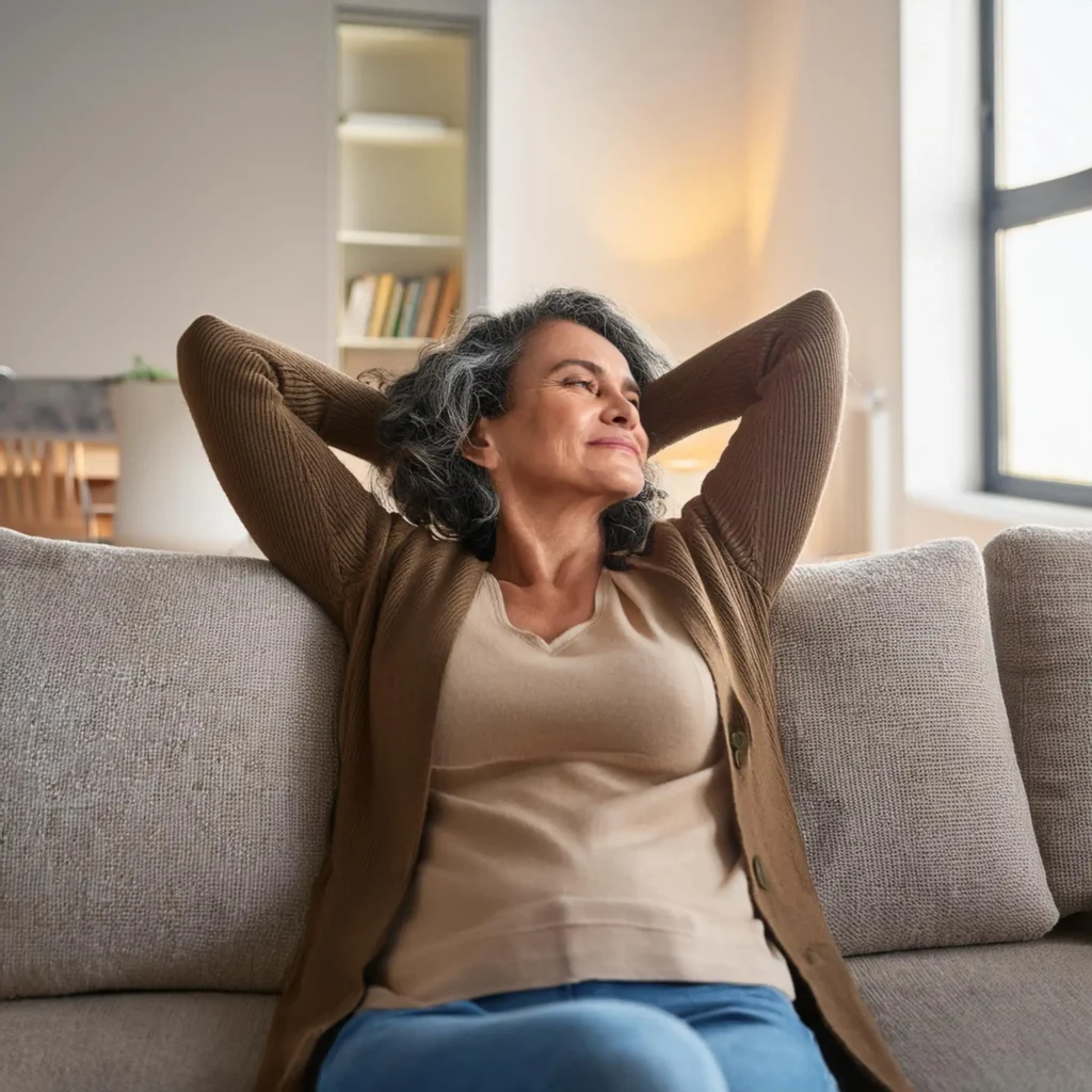 Resting woman